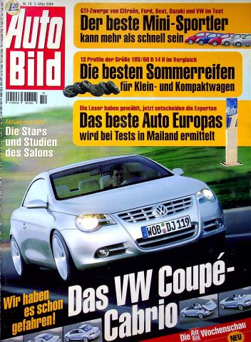Deckblatt Auto Bild (10/2004)